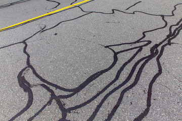 crack seal pavement