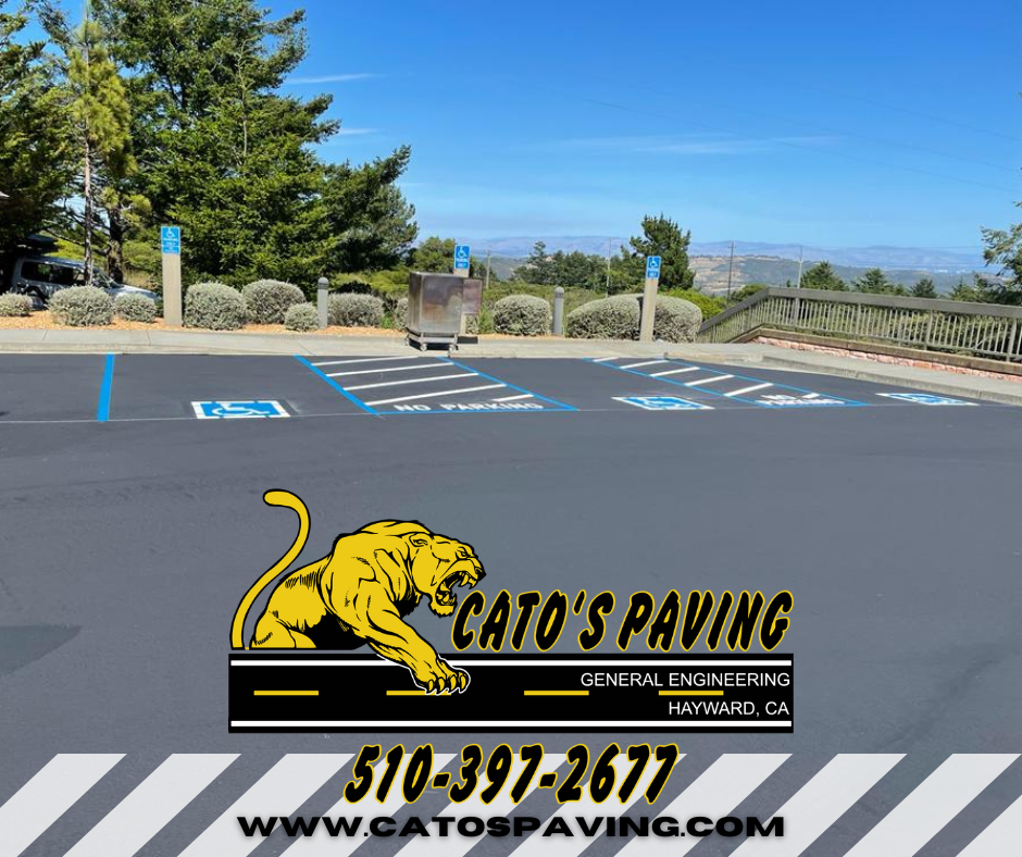 parking lot striping pavement markings Hayward