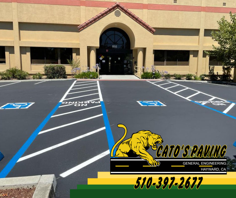 parking lot striping pavement markings Hayward