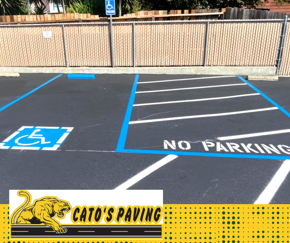 Cato's Paving Parking Lot Striping