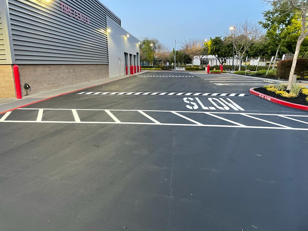playground striping parking lot contractor Hayward striping contractor