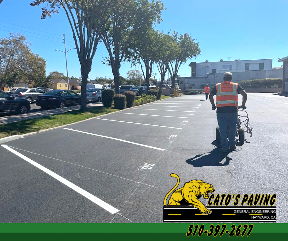 Cato's Paving Parking Lot Striping