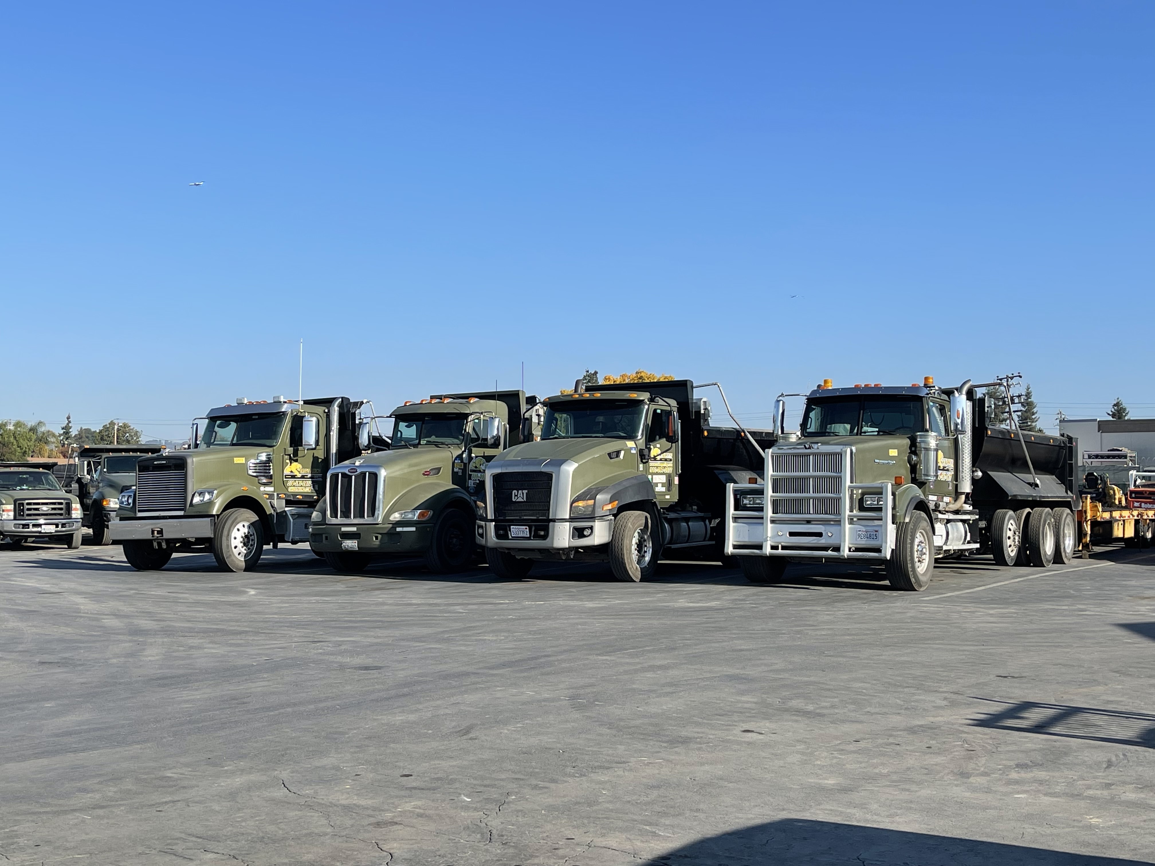 Cato's Paving trucks Hayward, CA