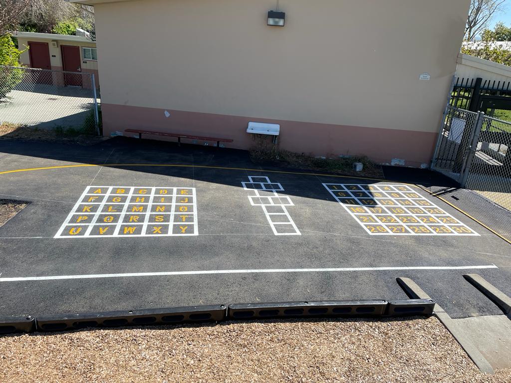 playground striping Cato's Paving Hayward, CA