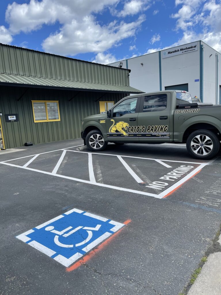 Commercial Paving Parking Lot Striping Hayward, CA