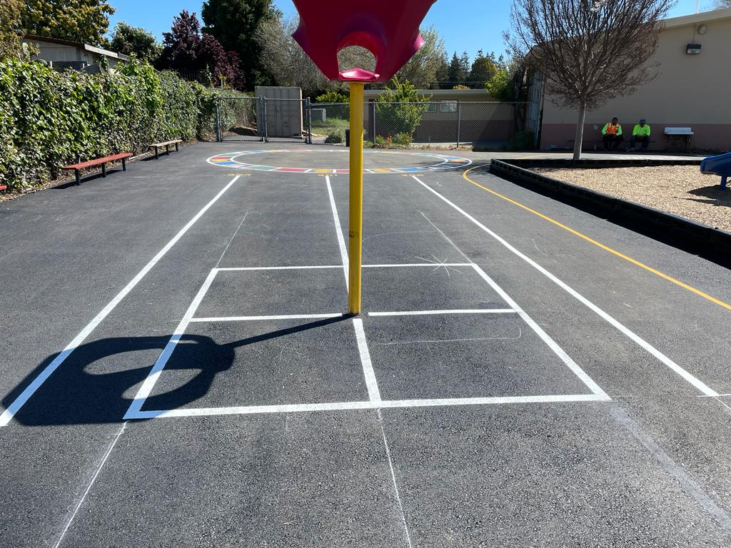 playground striping Cato's Paving Hayward, CA