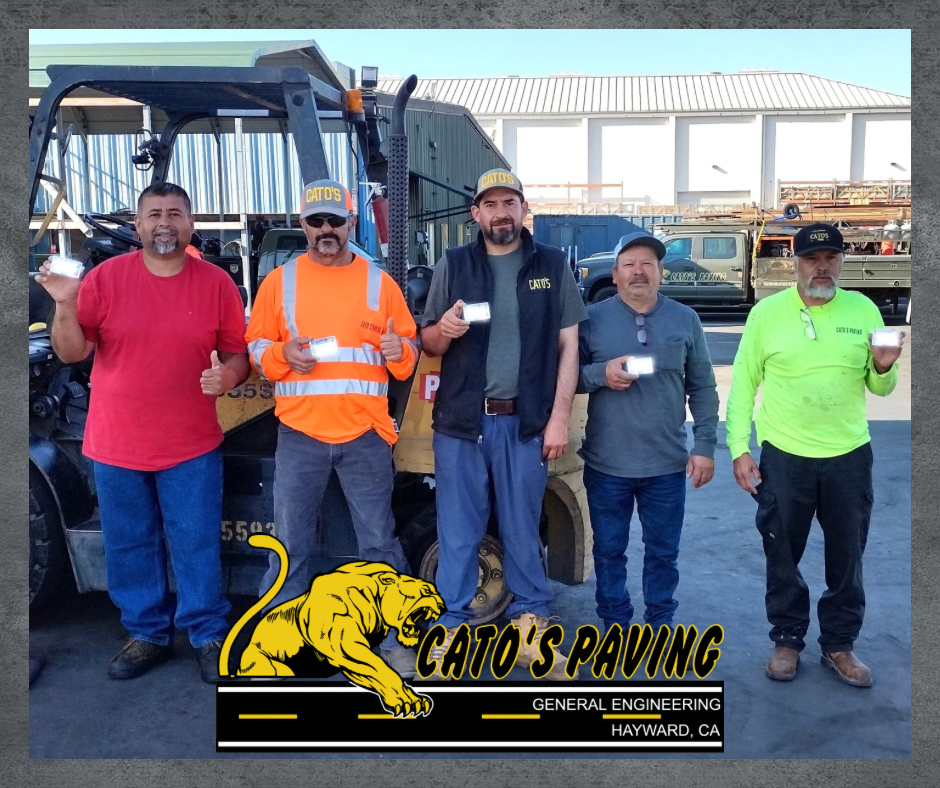 forklift certified cato's paving hayward asphalt concrete sealcoat striping contractor