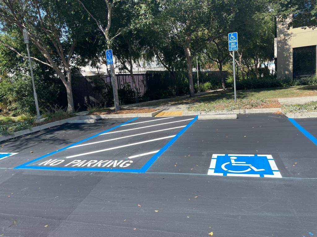 parking lot signs, ADA parking, Cato's Paving, Hayward CA