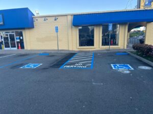 ADA Parking Stalls Handicap Signs Cato's Paving Hayward CA