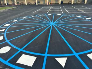 school playground striping asphalt paving contractor
