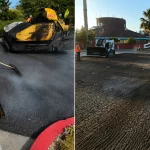 parking lot resurfacing vs replacement comparison commercial property