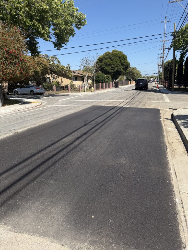 before after pothole repair commercial parking lot Bay Area"